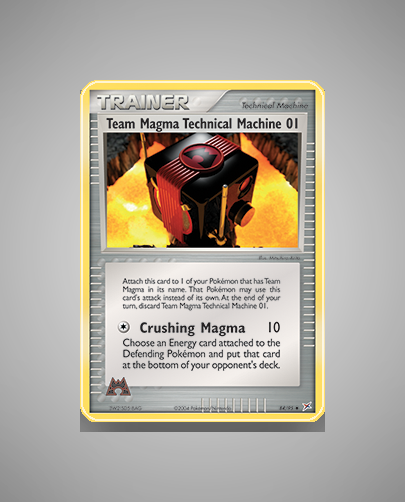 Collector’s Guide: Team Magma Technical Machine 01 (Team Magma vs Team Aqua #84)