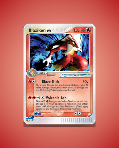 Collector’s Guide: Blaziken ex (Team Magma vs Team Aqua #89)
