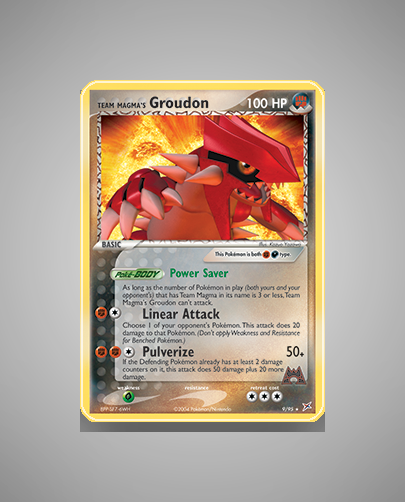 Collector’s Guide: Team Magma’s Groudon (Team Magma vs Team Aqua #9)