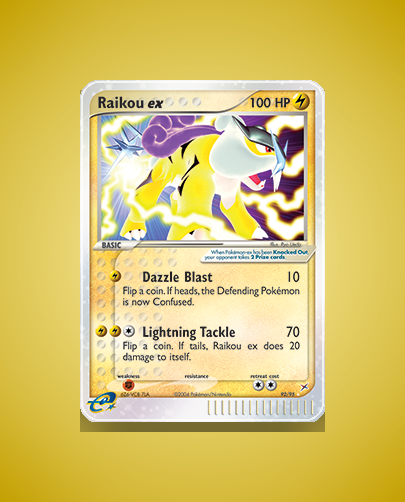 Collector’s Guide: Raikou ex (Team Magma vs Team Aqua #92)