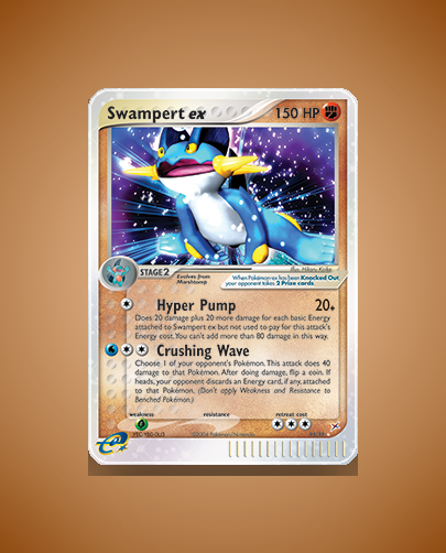 Collector’s Guide: Swampert ex (Team Magma vs Team Aqua #95)
