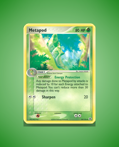 Collector’s Guide: Metapod (FireRed LeafGreen #39)