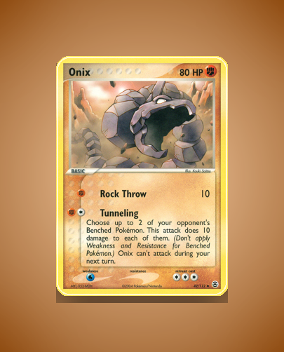 Collector’s Guide: Onix (FireRed LeafGreen #42)