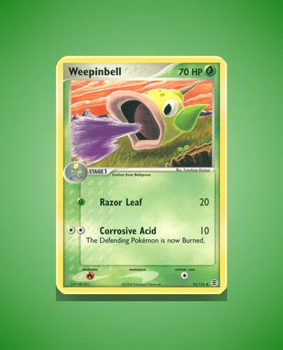 Collector’s Guide: Weepinbell (FireRed LeafGreen #51)