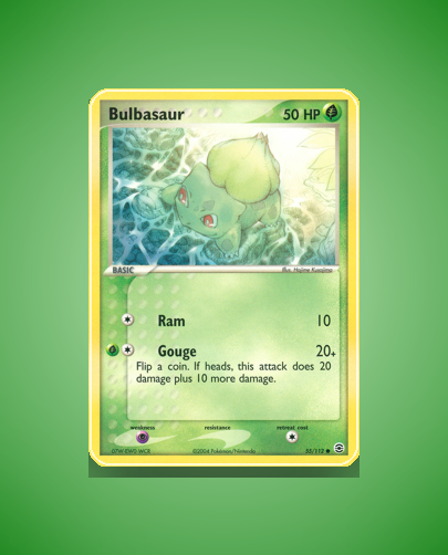 Collector’s Guide: Bulbasaur (FireRed LeafGreen #55)
