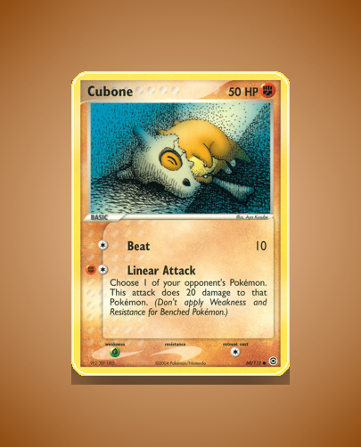 Collector’s Guide: Cubone (FireRed LeafGreen #60)