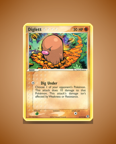 Collector’s Guide: Diglett (FireRed LeafGreen #61)