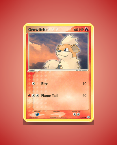 Collector’s Guide: Growlithe (FireRed LeafGreen #64)