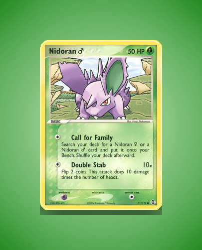 Collector’s Guide: Nidoran ♂ (FireRed LeafGreen #71)