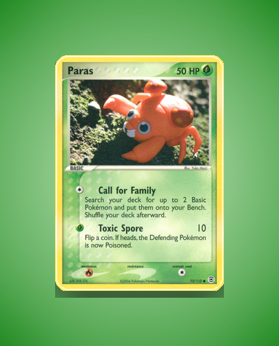 Collector’s Guide: Paras (FireRed LeafGreen #72)