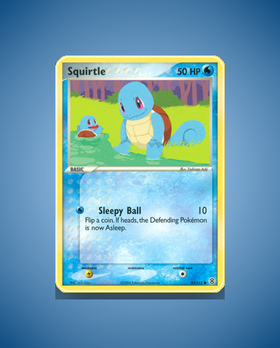 Collector’s Guide: Squirtle (FireRed LeafGreen #82)