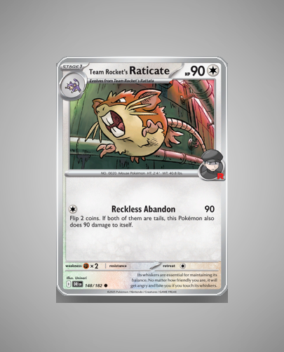Collector’s Guide: Team Rocket’s Raticate (Destined Rivals #148)