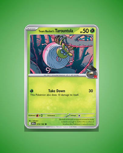 Collector’s Guide: Team Rocket’s Tarountula (Destined Rivals #19)