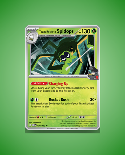 Collector’s Guide: Team Rocket’s Spidops (Destined Rivals #20)
