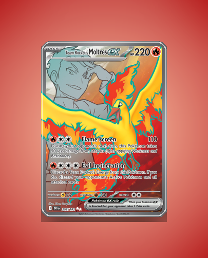 Collector’s Guide: Team Rocket’s Moltres ex (Destined Rivals #208)