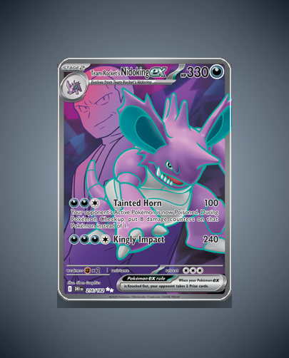 Collector’s Guide: Team Rocket’s Nidoking ex (Destined Rivals #216)
