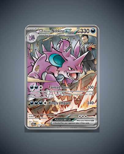 Collector’s Guide: Team Rocket’s Nidoking ex (Destined Rivals #233)