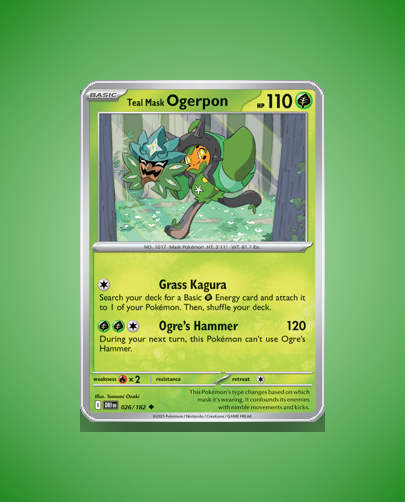 Collector’s Guide: Teal Mask Ogerpon (Destined Rivals #26)