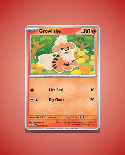 Collector’s Guide: Growlithe (Destined Rivals #27)