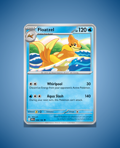 Collector’s Guide: Floatzel (Destined Rivals #58)