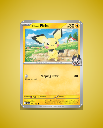 Collector’s Guide: Ethan’s Pichu (Destined Rivals #71)
