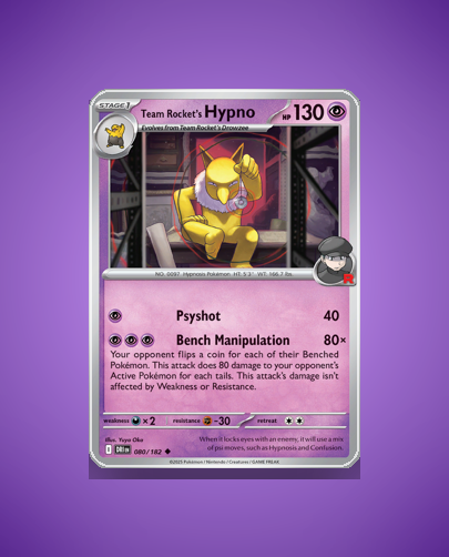 Collector’s Guide: Team Rocket’s Hypno (Destined Rivals #80)