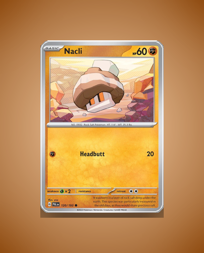 Collector’s Guide: Nacli (Paldea Evolved #120)