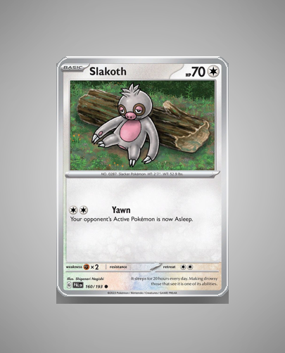 Collector’s Guide: Slakoth (Paldea Evolved #160)