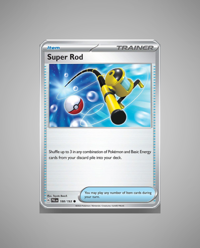 Collector’s Guide: Super Rod (Paldea Evolved #188)