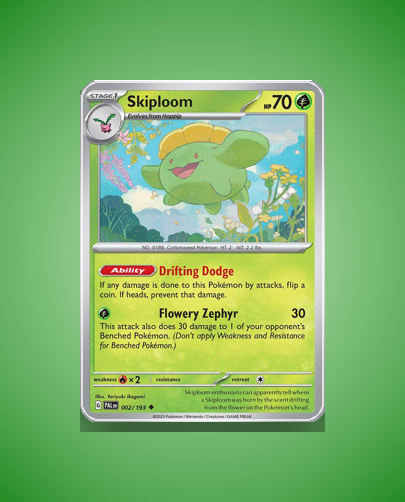 Collector’s Guide: Skiploom (Paldea Evolved #2)
