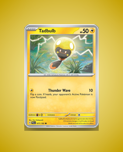 Collector’s Guide: Tadbulb (Paldea Evolved #77)