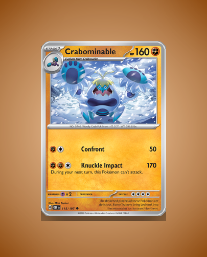 Collector’s Guide: Crabominable (Obsidian Flames #115)