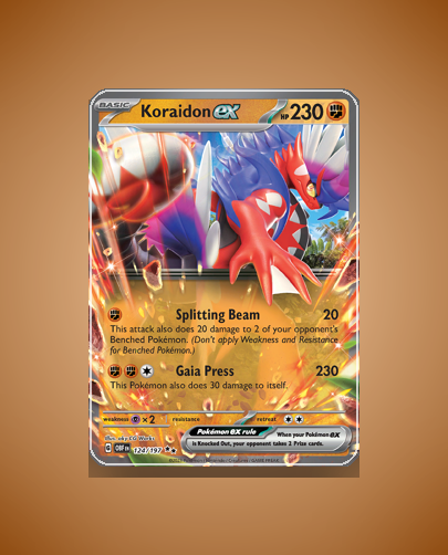 Collector’s Guide: Koraidon ex (Obsidian Flames #124)