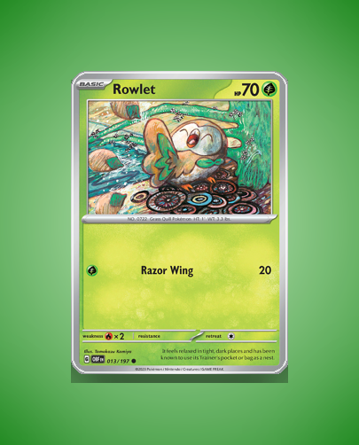 Collector’s Guide: Rowlet (Obsidian Flames #13)