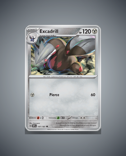 Collector’s Guide: Excadrill (Obsidian Flames #147)