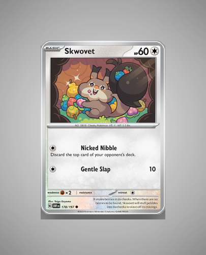 Collector’s Guide: Skwovet (Obsidian Flames #178)