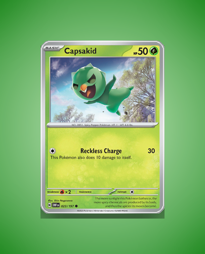 Collector’s Guide: Capsakid (Obsidian Flames #23)