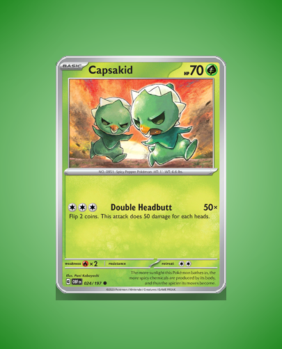 Collector’s Guide: Capsakid (Obsidian Flames #24)