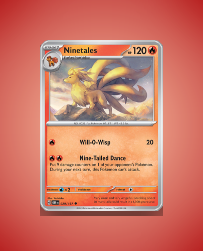 Collector’s Guide: Ninetales (Obsidian Flames #29)