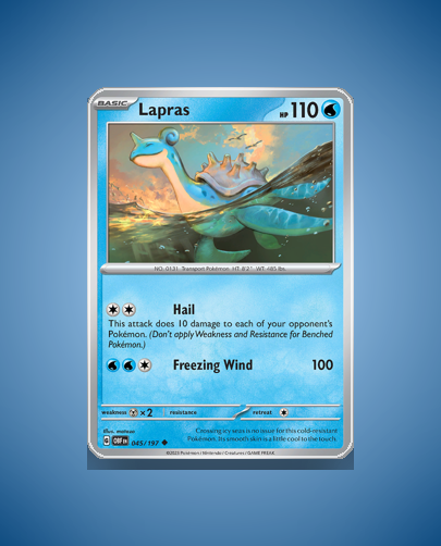 Collector’s Guide: Lapras (Obsidian Flames #45)