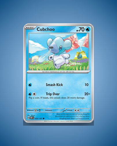 Collector’s Guide: Cubchoo (Obsidian Flames #53)