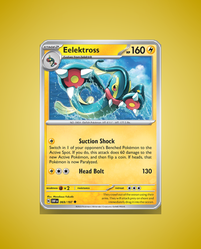 Collector’s Guide: Eelektross (Obsidian Flames #69)