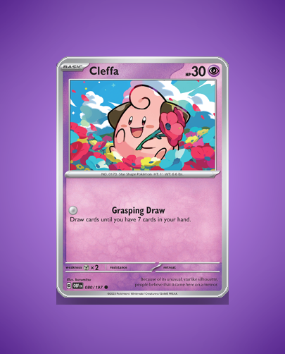 Collector’s Guide: Cleffa (Obsidian Flames #80)
