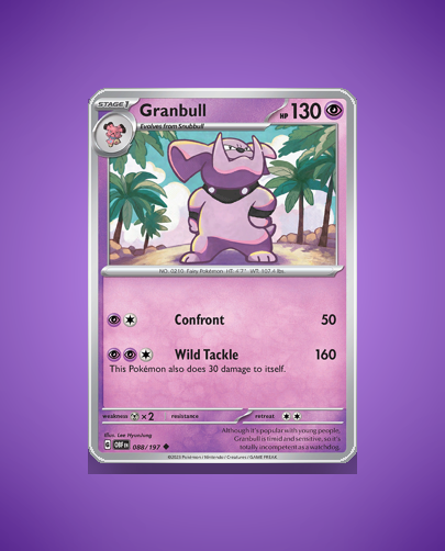 Collector’s Guide: Granbull (Obsidian Flames #88)
