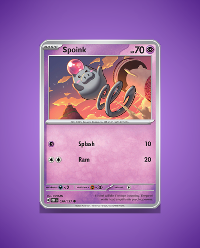 Collector’s Guide: Spoink (Obsidian Flames #90)