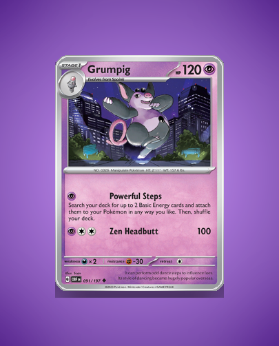 Collector’s Guide: Grumpig (Obsidian Flames #91)