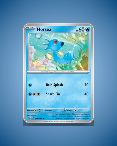 Collector’s Guide: Horsea (151 #116)
