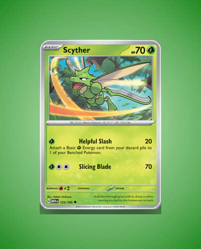 Collector’s Guide: Scyther (151 #123)