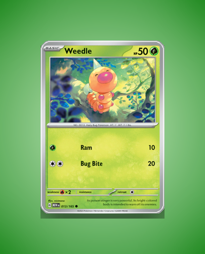 Collector’s Guide: Weedle (151 #13)