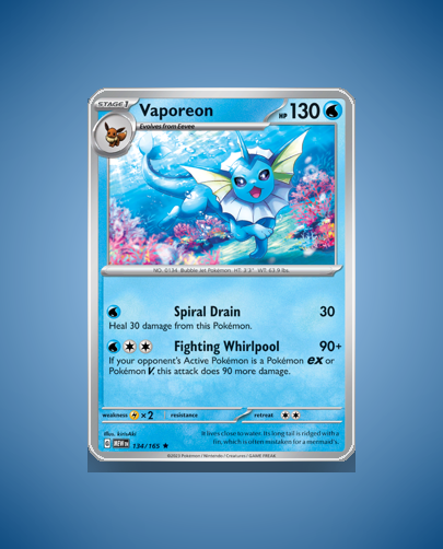Collector’s Guide: Vaporeon (151 #134)